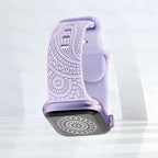 Apple Watch Band with Purple Patterns