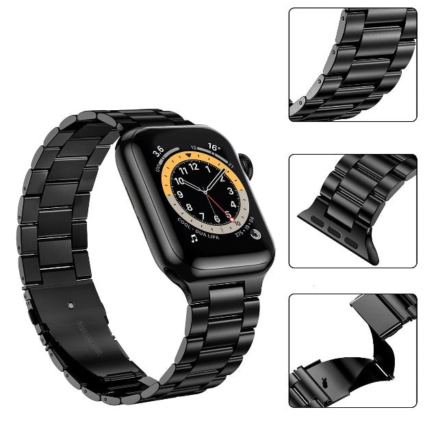 Apple Watch Stainless Steel Black Bracelet