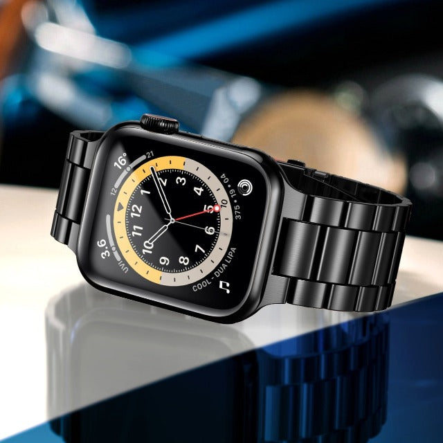 Apple Watch Stainless Steel Black Bracelet