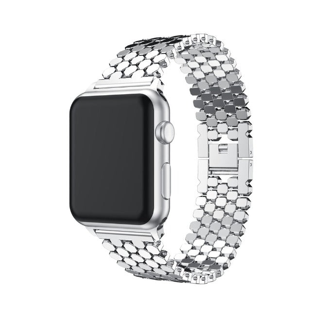 Luxury Silver Apple Watch Band