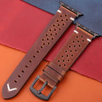Apple Watch Genuine Leather Strap brown and black