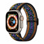 Apple Watch Woven Nylon Strap in Purple