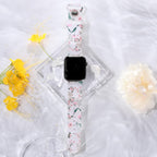 Bracelet Apple Watch Femme Imprimé Fleuri