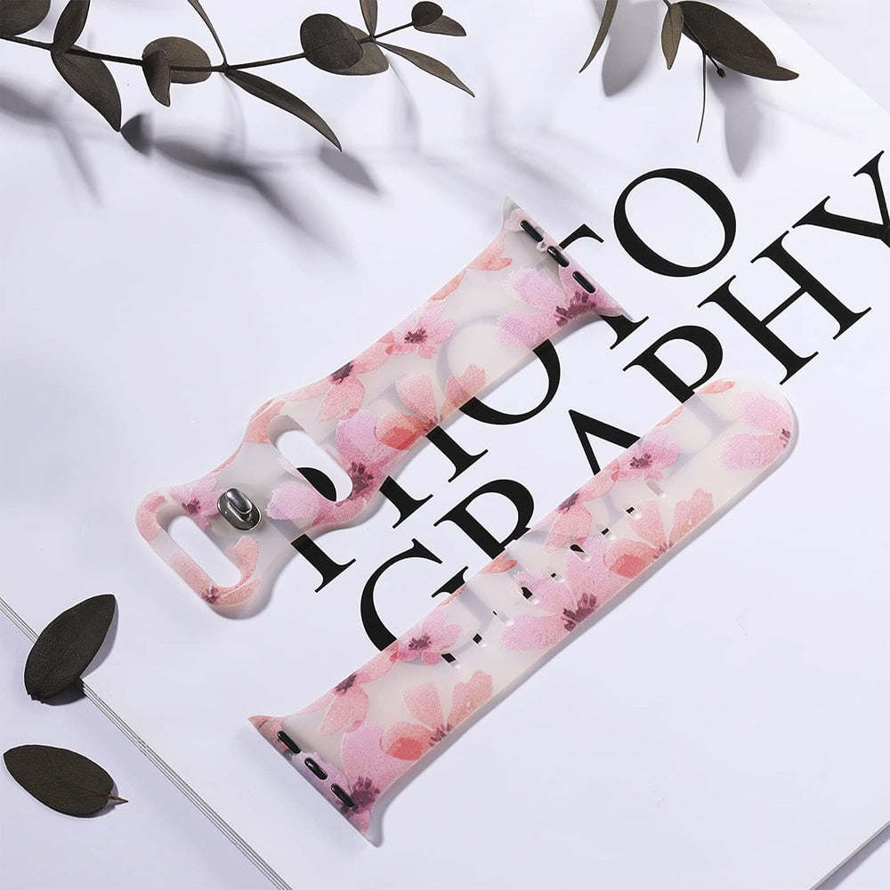 Apple Watch Bracelet Women's Floral Print