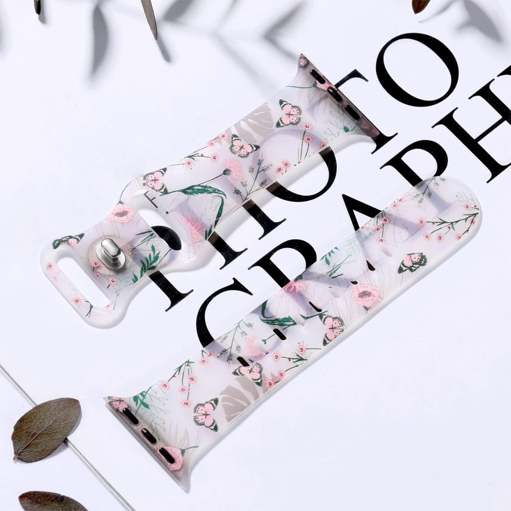 Apple Watch Bracelet Women's Floral Print