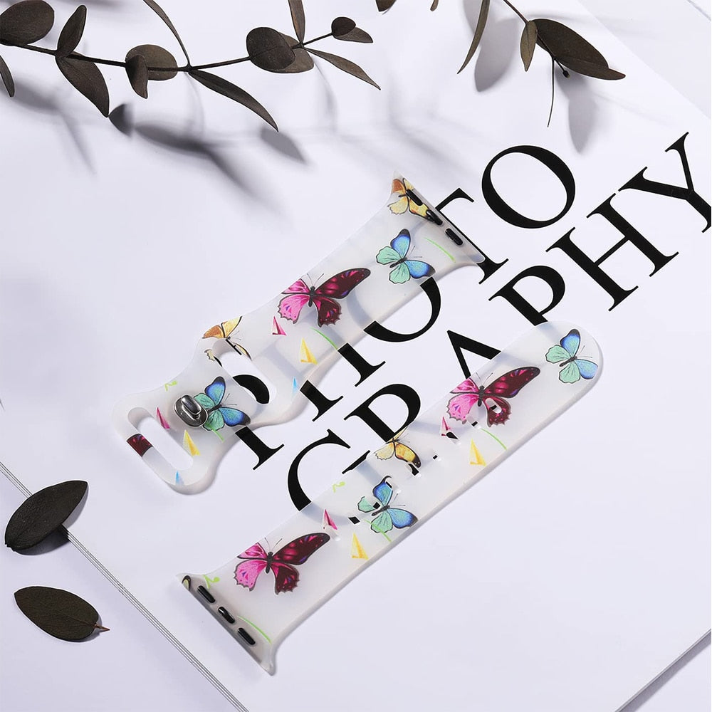 Apple Watch Bracelet Women's Floral Print