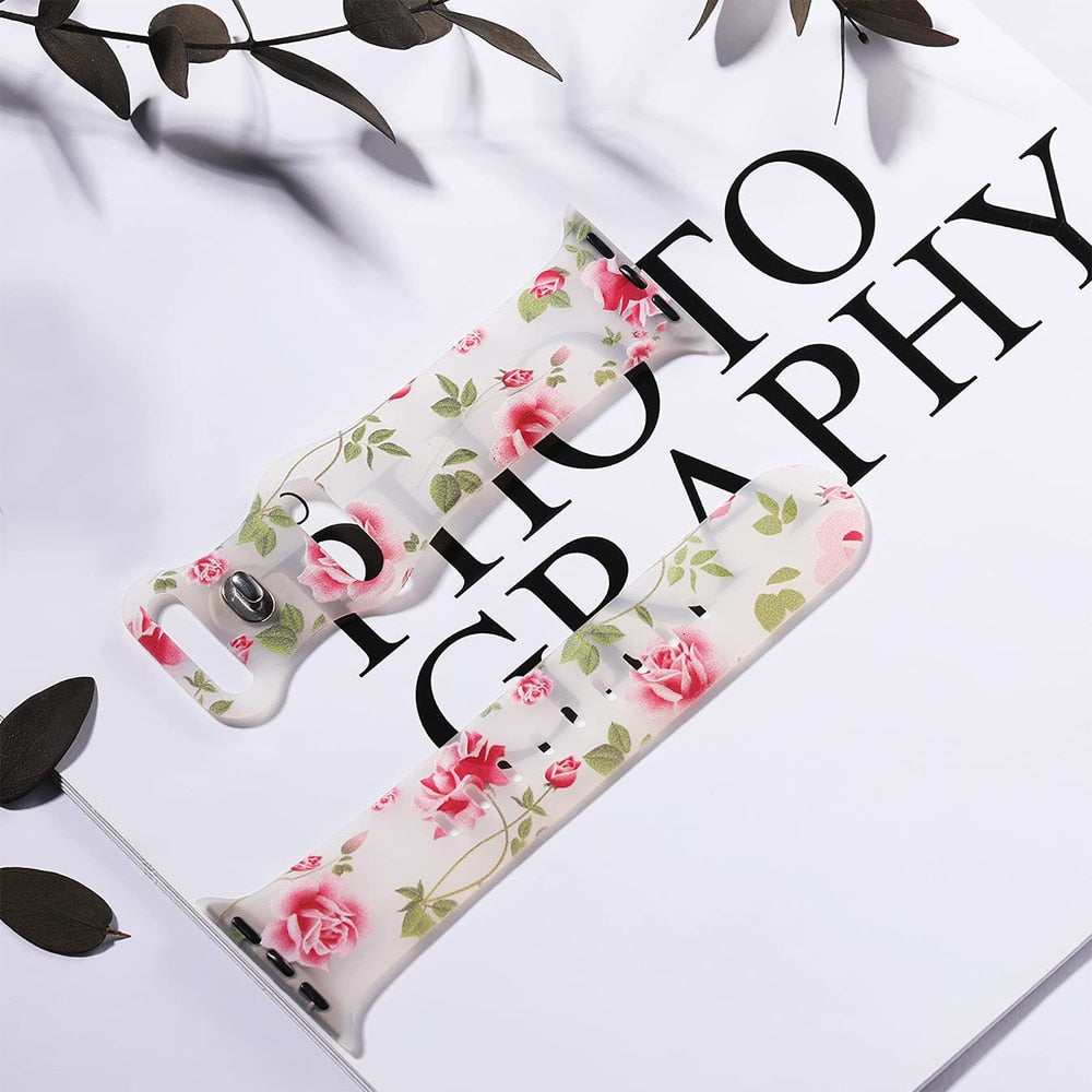 Apple Watch Bracelet Women's Floral Print