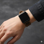 Bracelet Apple Watch Homme en Cuir Epais
