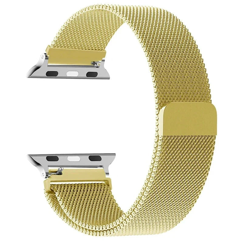 Gold Magnetic Apple Watch Steel Bracelet