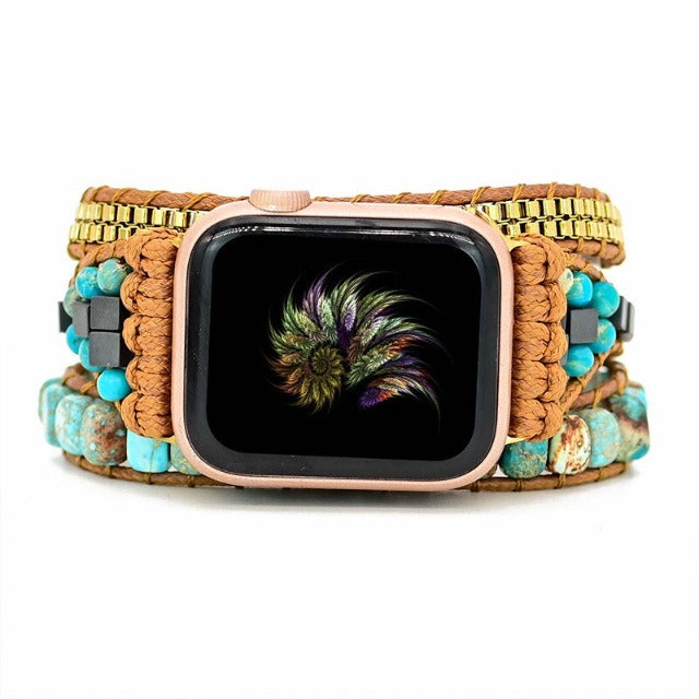 Apple Watch Bracelet Natural Turquoise Stone