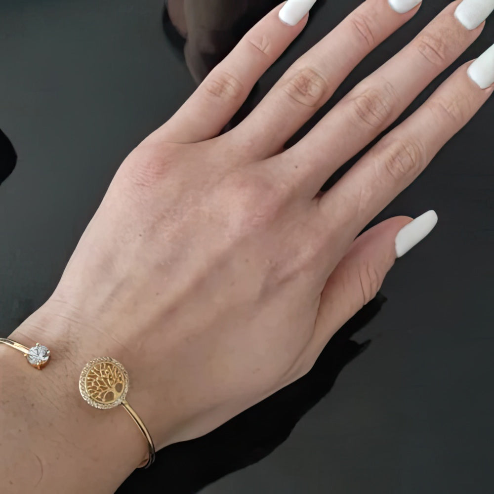 Bracelet Arbre de Vie Or - Argent - Cuivre