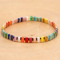 Bracelet arc-en-ciel femme