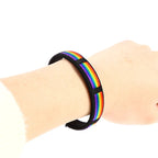 Rainbow bracelet for men or women 