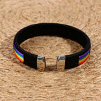 Bracelet arc-en-ciel homme ou femme