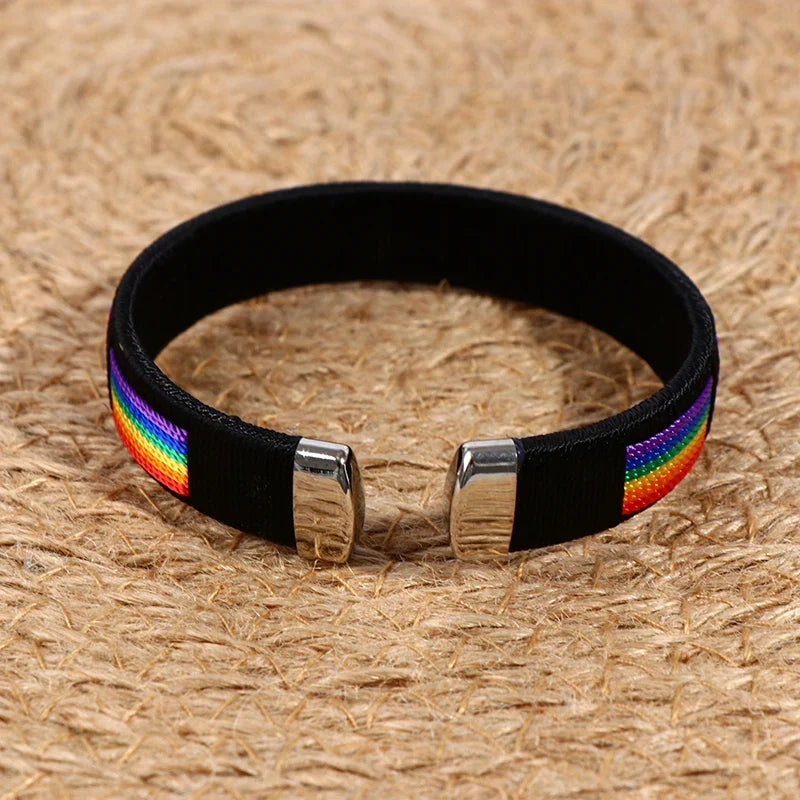 Bracelet arc-en-ciel homme ou femme