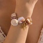 Bracelet Coquillage avec Belles Perles en Nacre