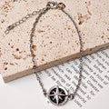 Bracelet with Compass Rose for Men or Women