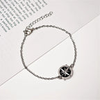 Bracelet with Compass Rose for Men or Women