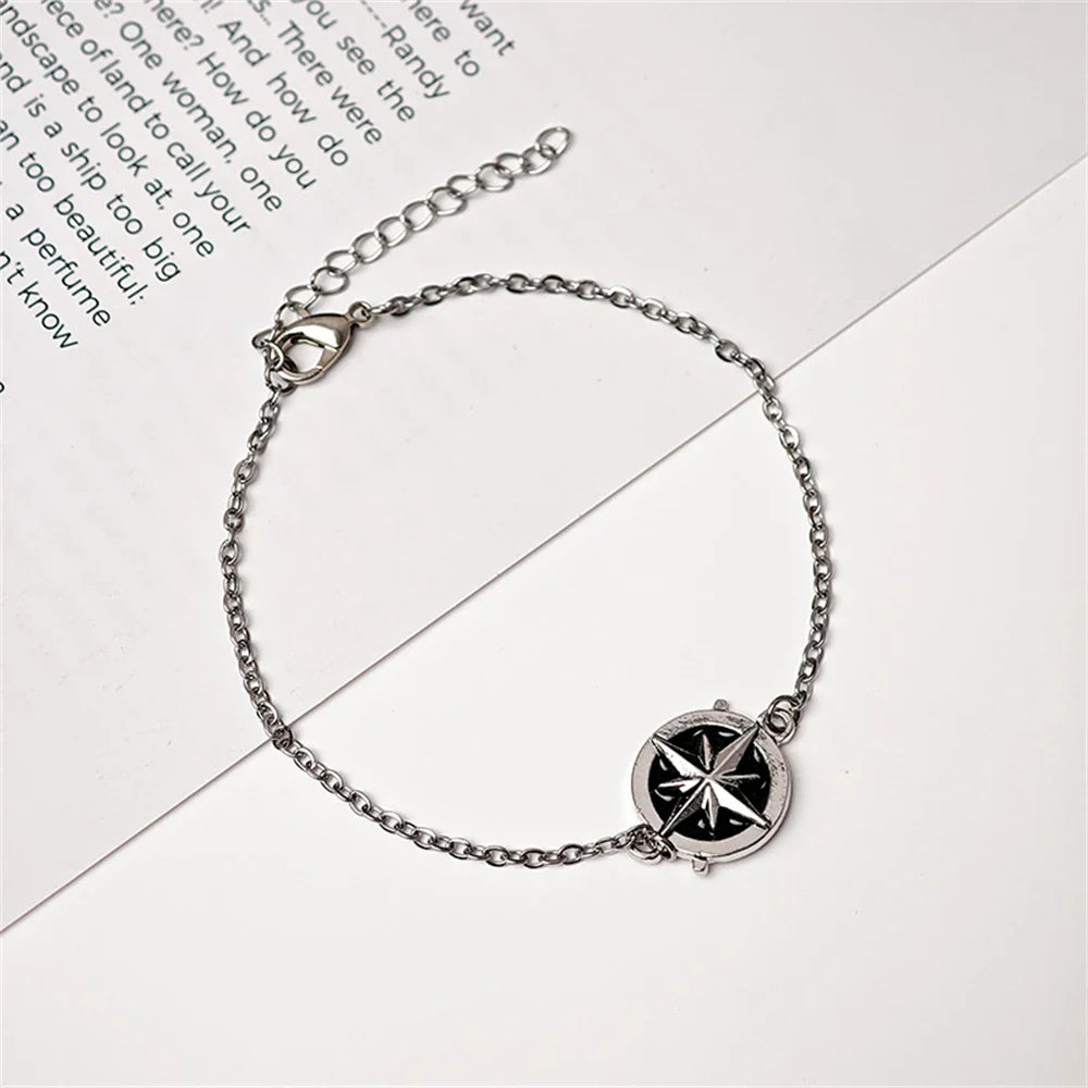 Bracelet with Compass Rose for Men or Women