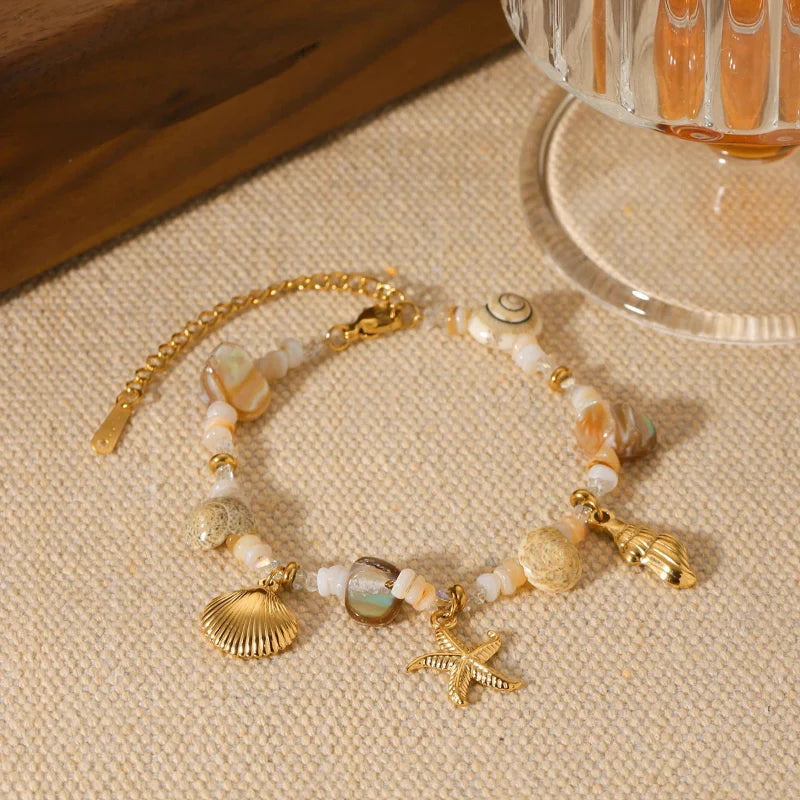 Bracelet avec Coquillages et Nacre
