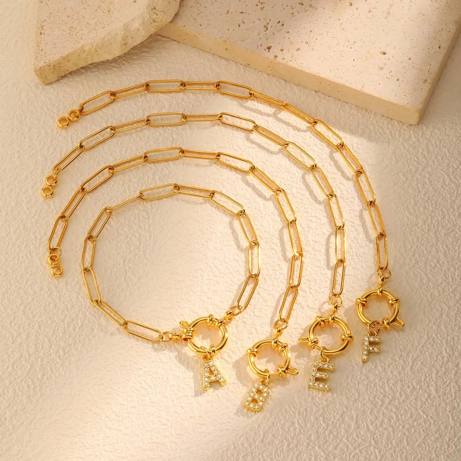 Bracelet personnalisé avec initiale