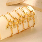 Bracelet personnalisé avec initiale