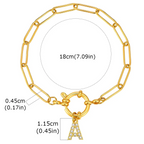 Bracelet personnalisé avec initiale