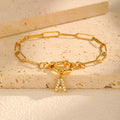 Bracelet personnalisé avec initiale a