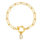 Bracelet personnalisé avec initiale d