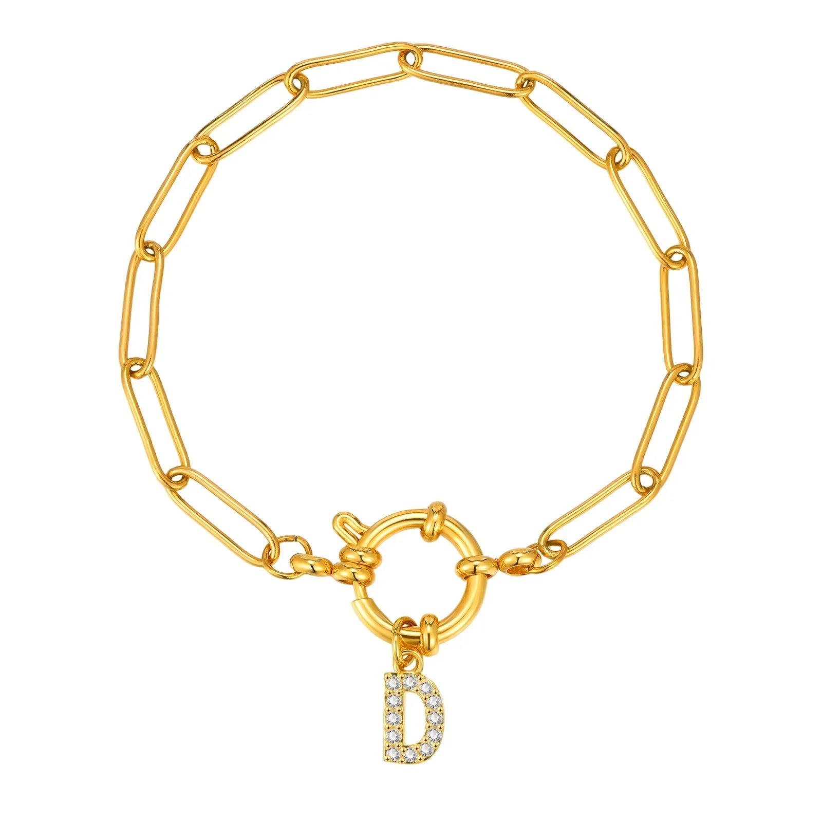 Bracelet personnalisé avec initiale d