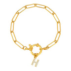 Bracelet personnalisé avec initiale h
