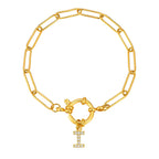 Bracelet personnalisé avec initiale i