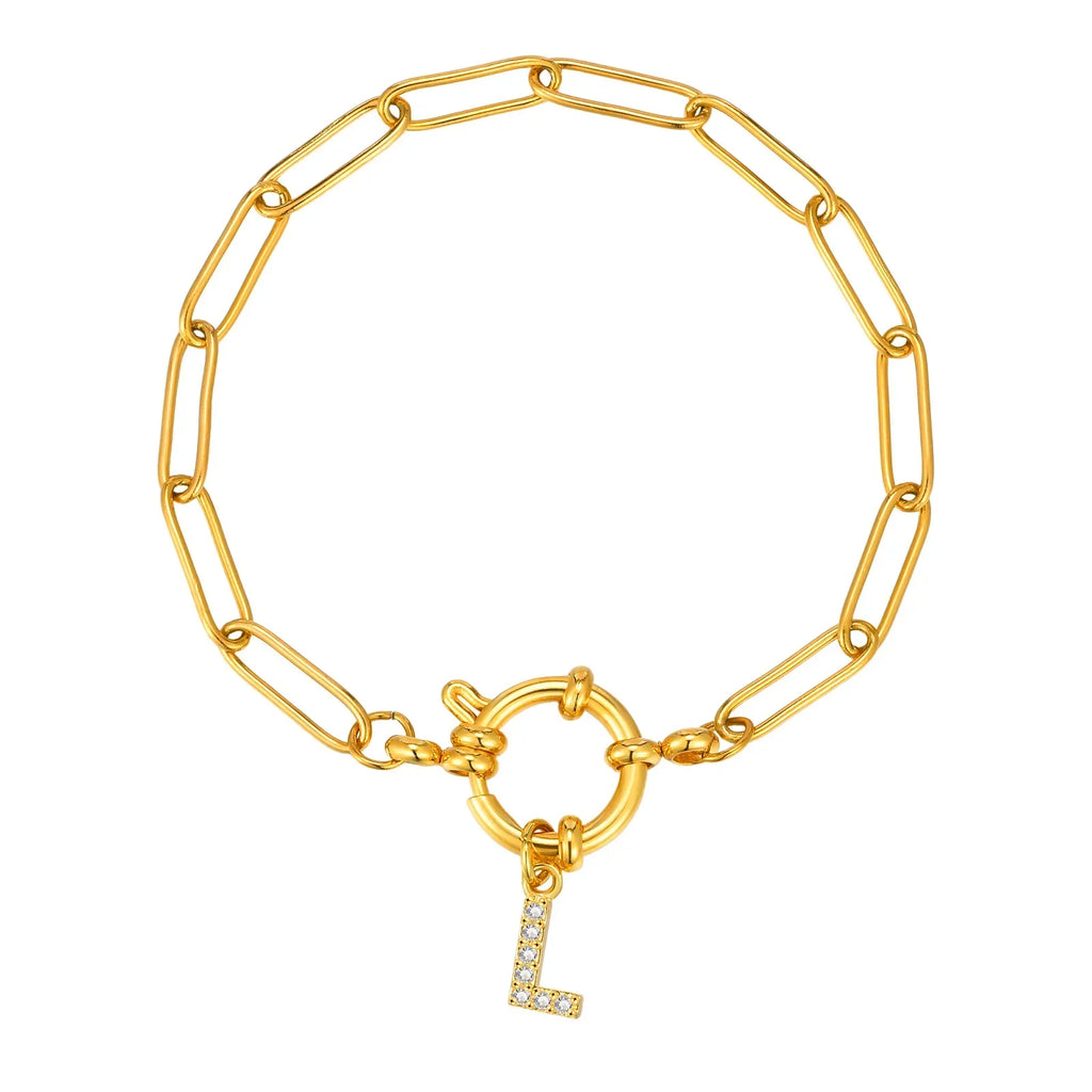 Bracelet personnalisé avec initiale l