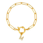 Bracelet personnalisé avec initiale m