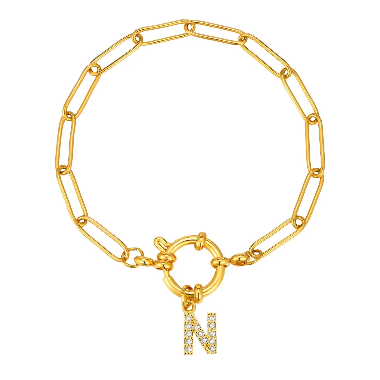 Bracelet personnalisé avec initiale n