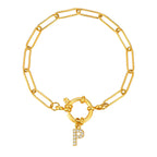 Bracelet personnalisé avec initiale p