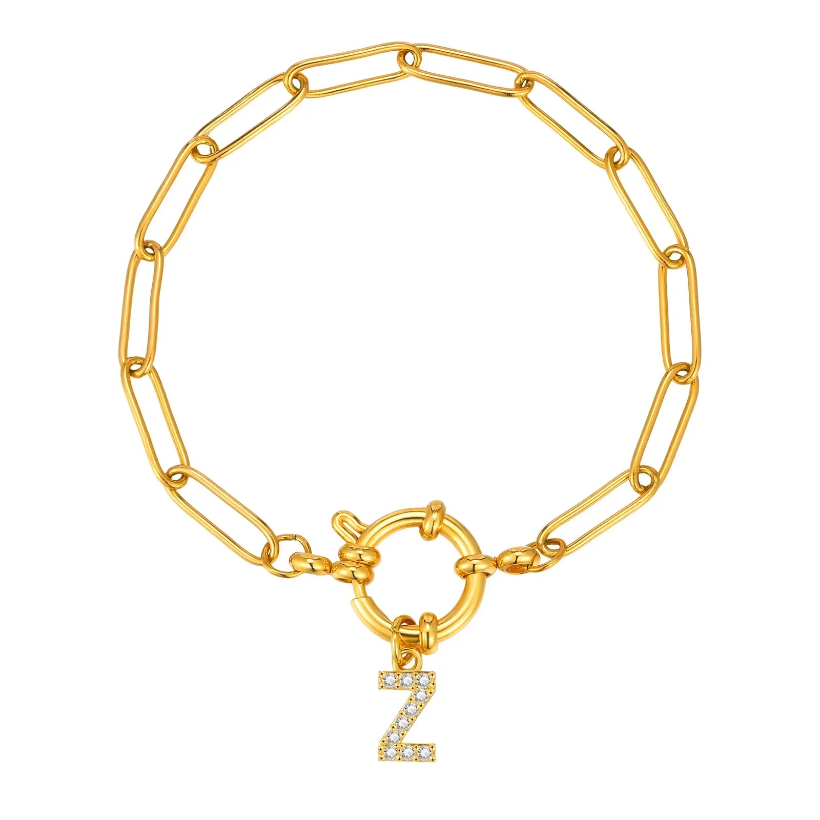 Bracelet personnalisé avec initiale z