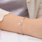 Bracelet avec le symbole de vie juive Chai argent
