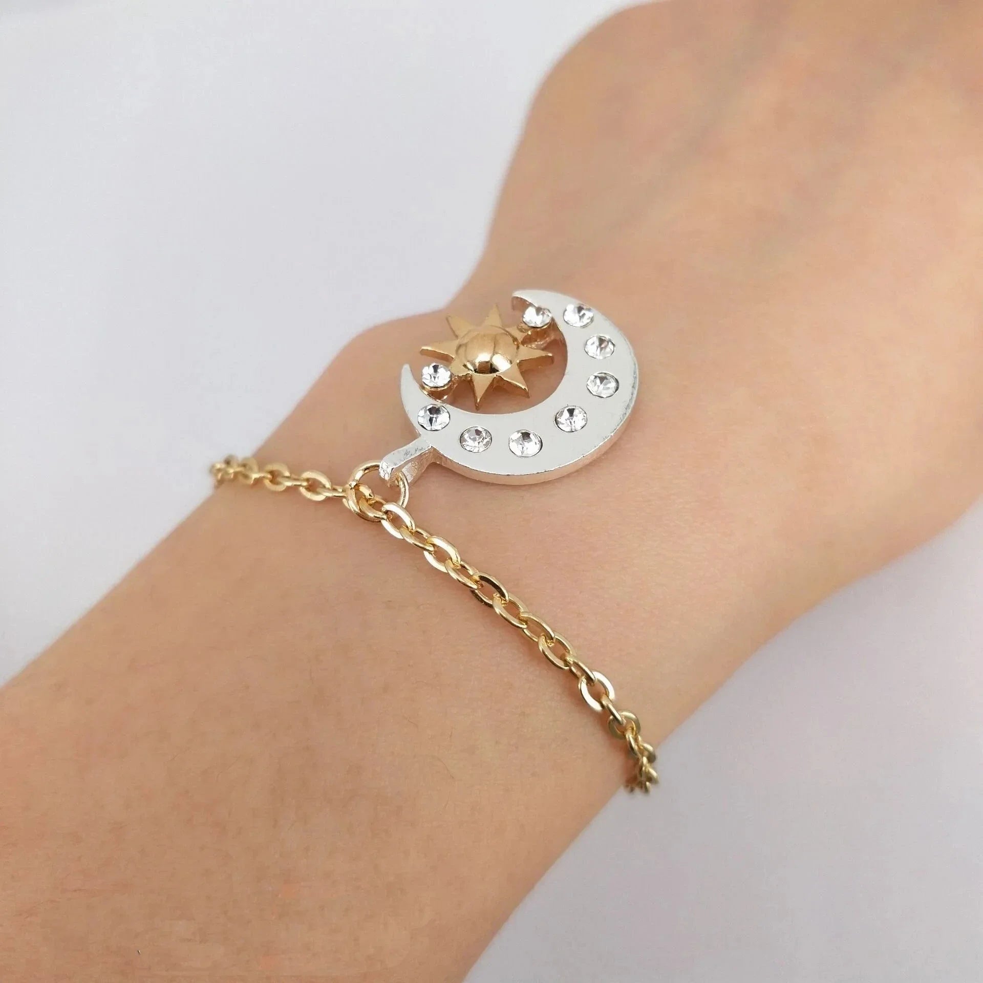 Bracelet with Moon and Sun 1