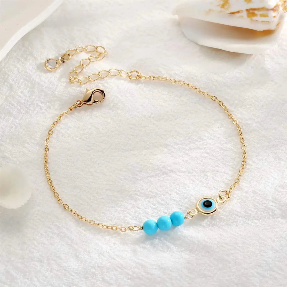 Bracelet with Beads Against the Evil Eye