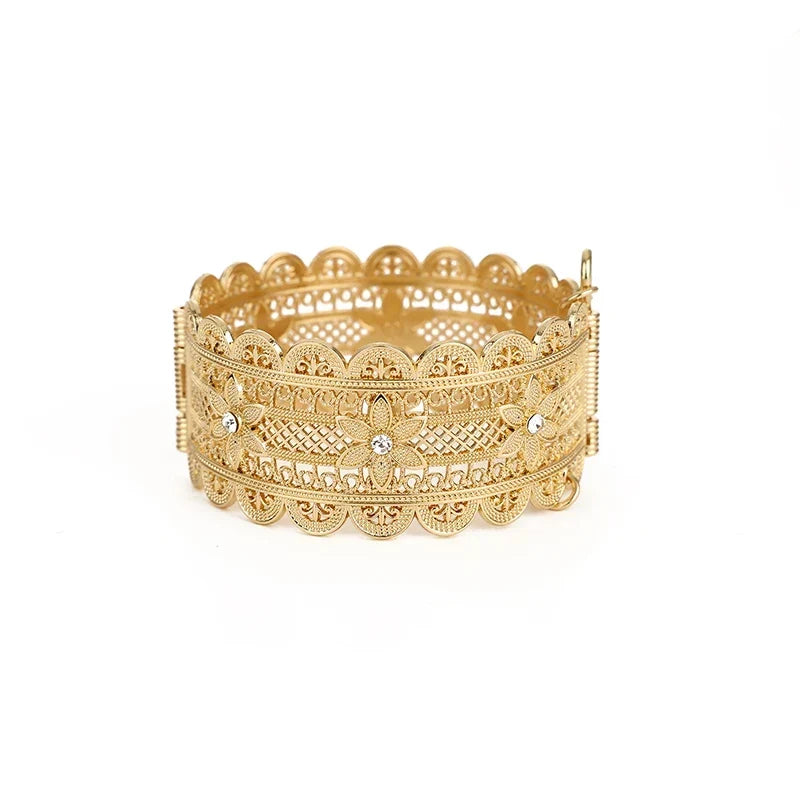 Bracelet avec strass au design inspiré de la culture arabe
