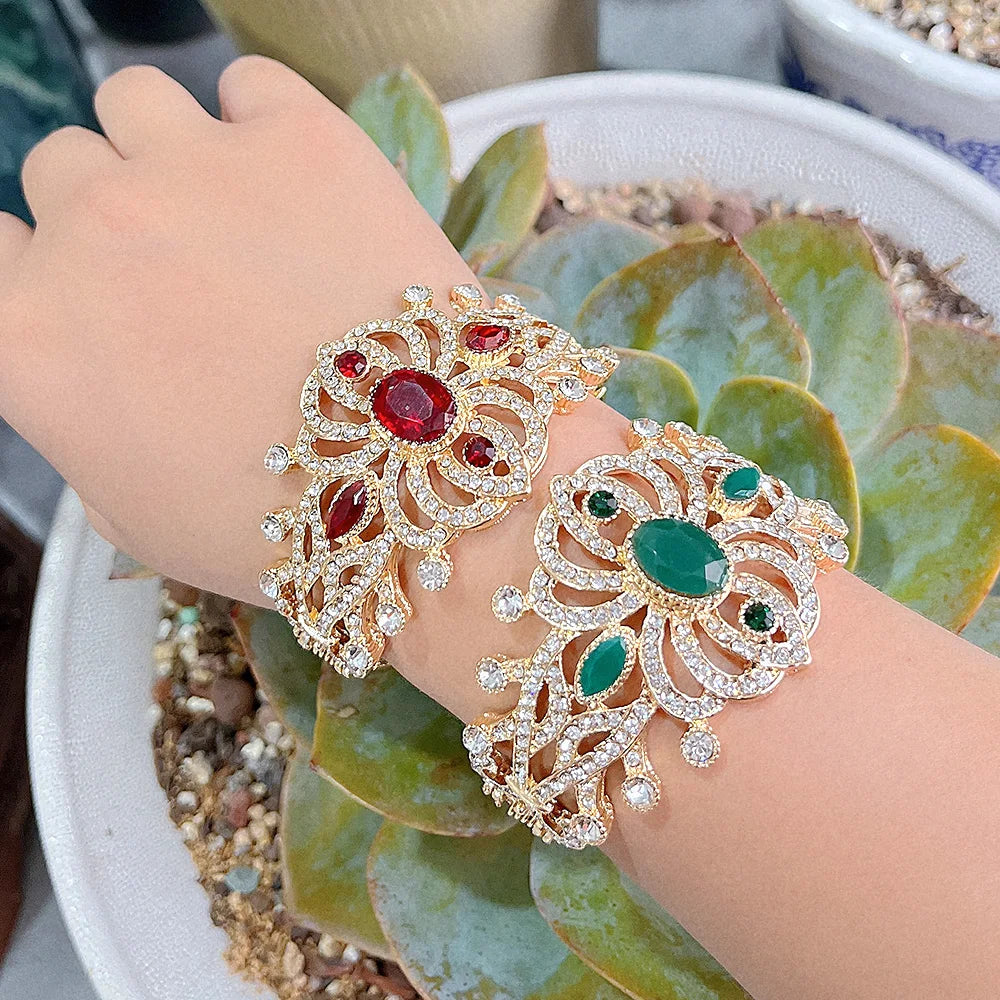 Bracelet avec strass et pierres arabe musulman mariage