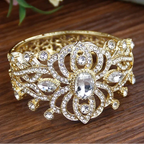 Bracelet avec strass et pierres arabe musulman mariage blanc