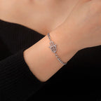 Bracelet avec main de Fatma doré ou argenté arabe argent
