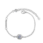 Bracelet with Zircon Moonstone