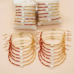 Bracelet bicolore initiale