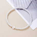 Bracelet blanc initiale l