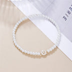 Bracelet blanc initiale u