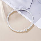 Bracelet blanc initiale x