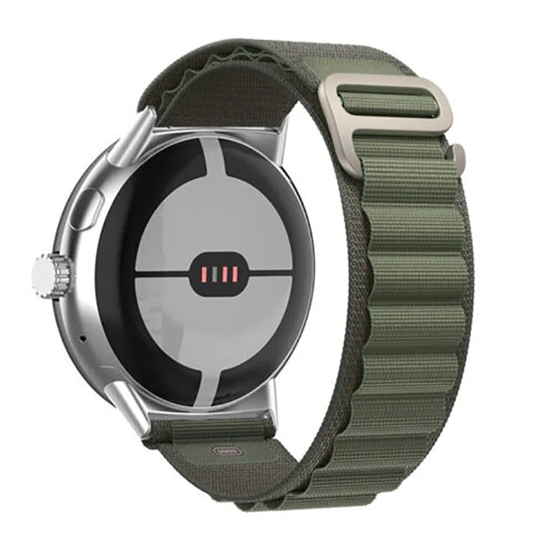 Alpine Loop Strap Smartwatch Google Pixel Watch 1 & 2 green